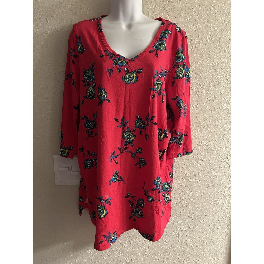 New Size 14/16 Women Within Floral Top #1385*8